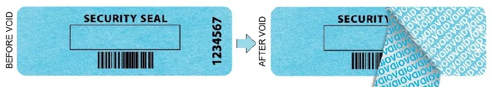 Paper security labels
